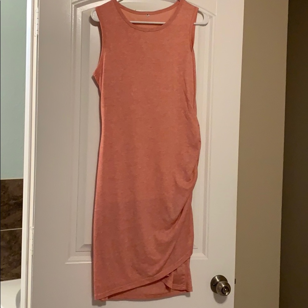 Bodycon rouched tank dress